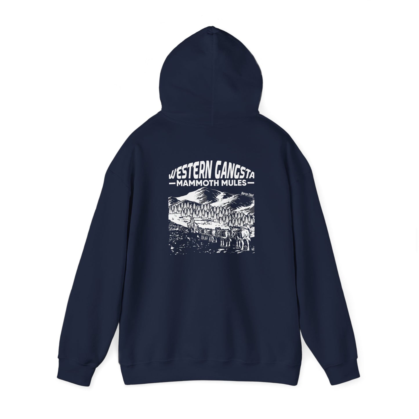 Western Gangsta: Mammoth Mules (Dark Hoodie)