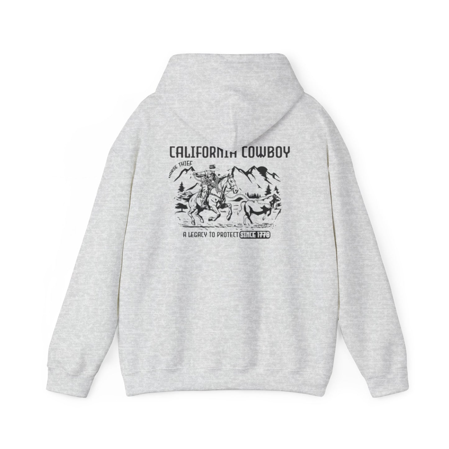 California Vaquero, A Legacy to Protect Since 1770 (Pacific Crest Trail Design) Hoodie