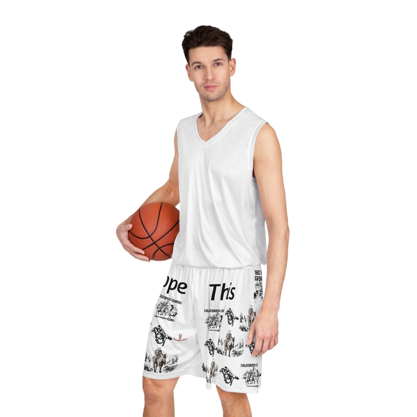 Rope This (Front design), California Cowboy Collection Shorts