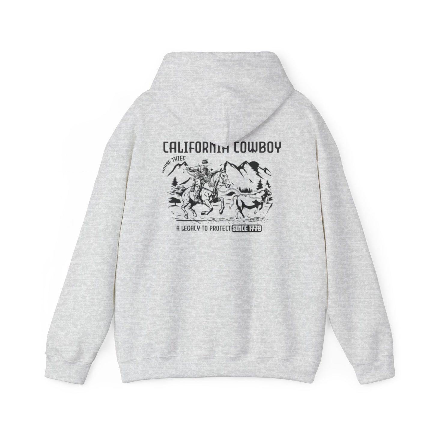 California Vaquero, A Legacy to Protect Since 1770 (Pacific Crest Trail) Hoodie