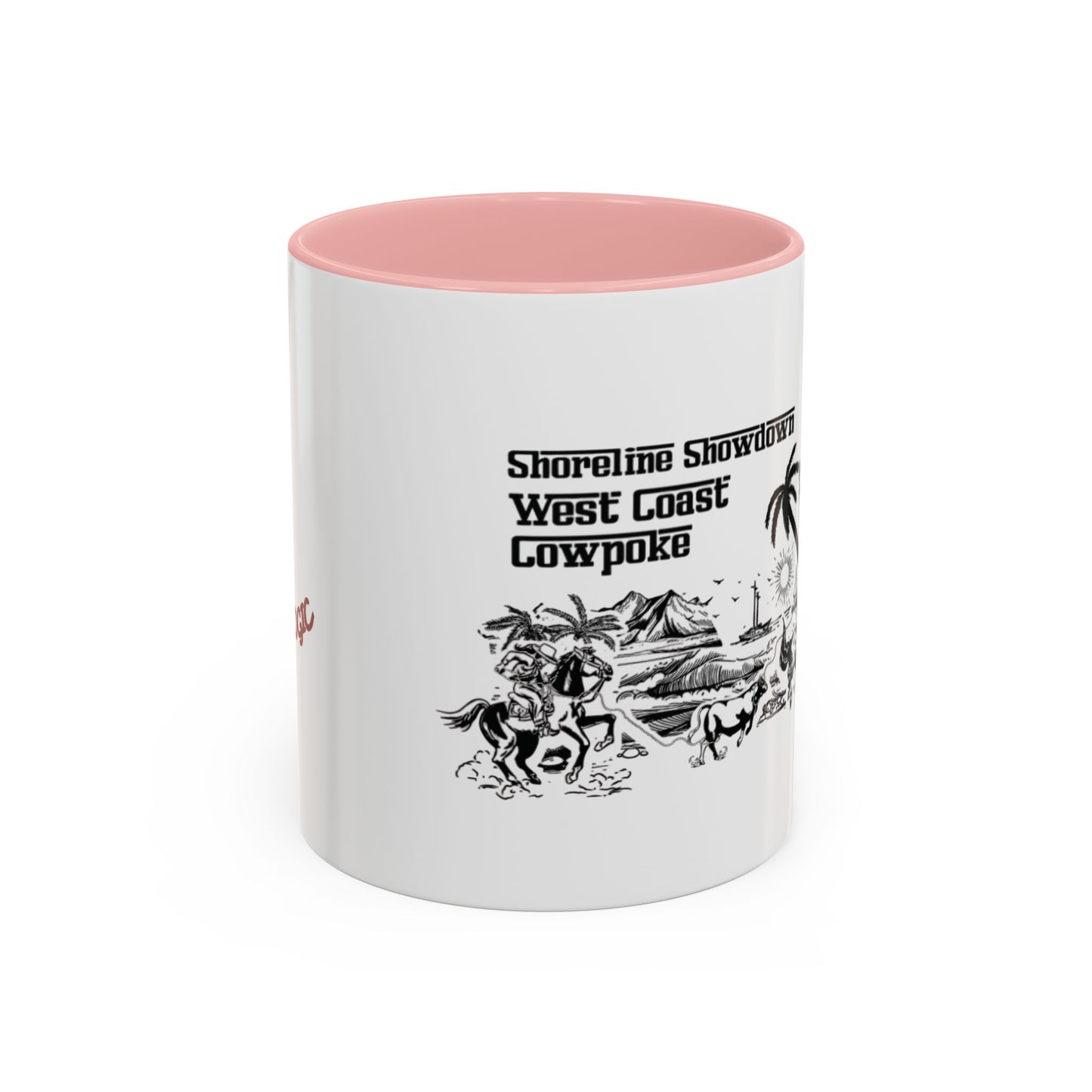 Shoreline Showdown, West Coast Cowpoke detailed Mug (11 and 15oz)