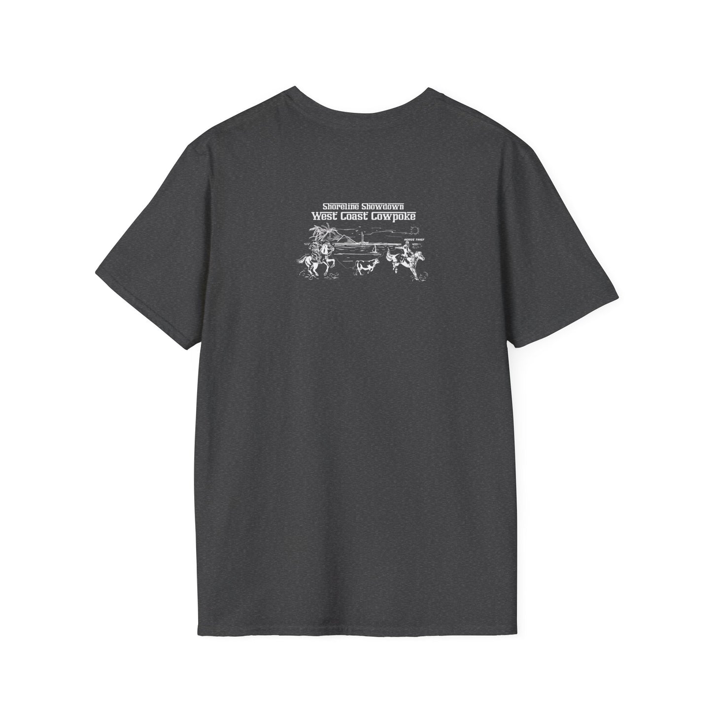 Shoreline Showdown, West Coast Cowpoke (Simple Dark Tee)