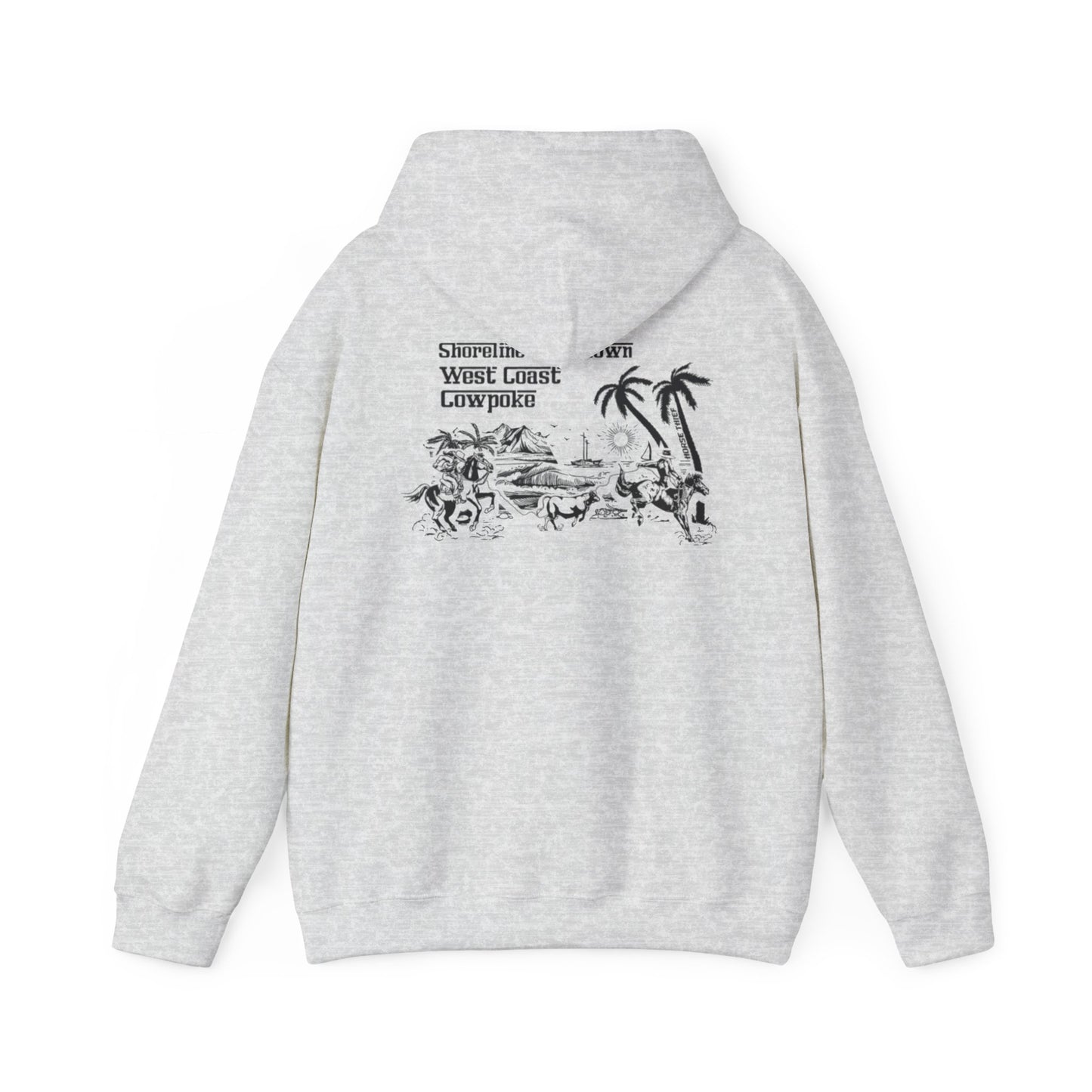 Shoreline Showdown, West Coast Cowpoke Hoodie