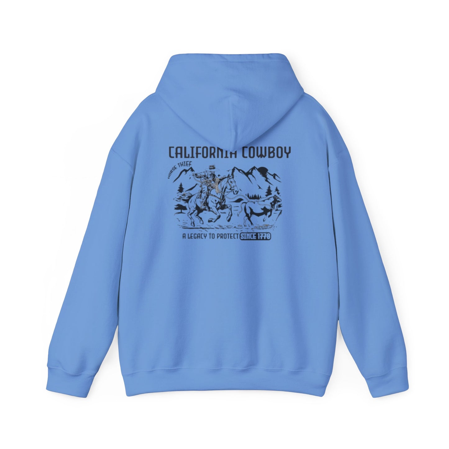 California Vaquero, A Legacy to Protect Since 1770 (Pacific Crest Trail) Hoodie