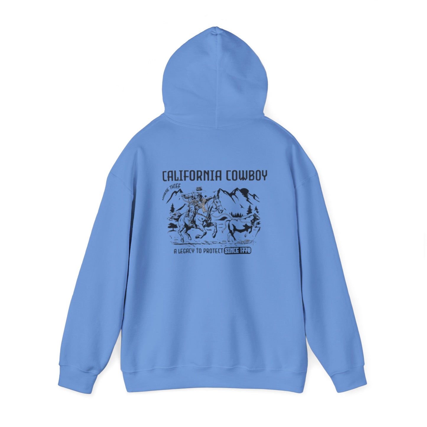 California Vaquero, A Legacy to Protect Since 1770 (Pacific Crest Trail Design) Hoodie