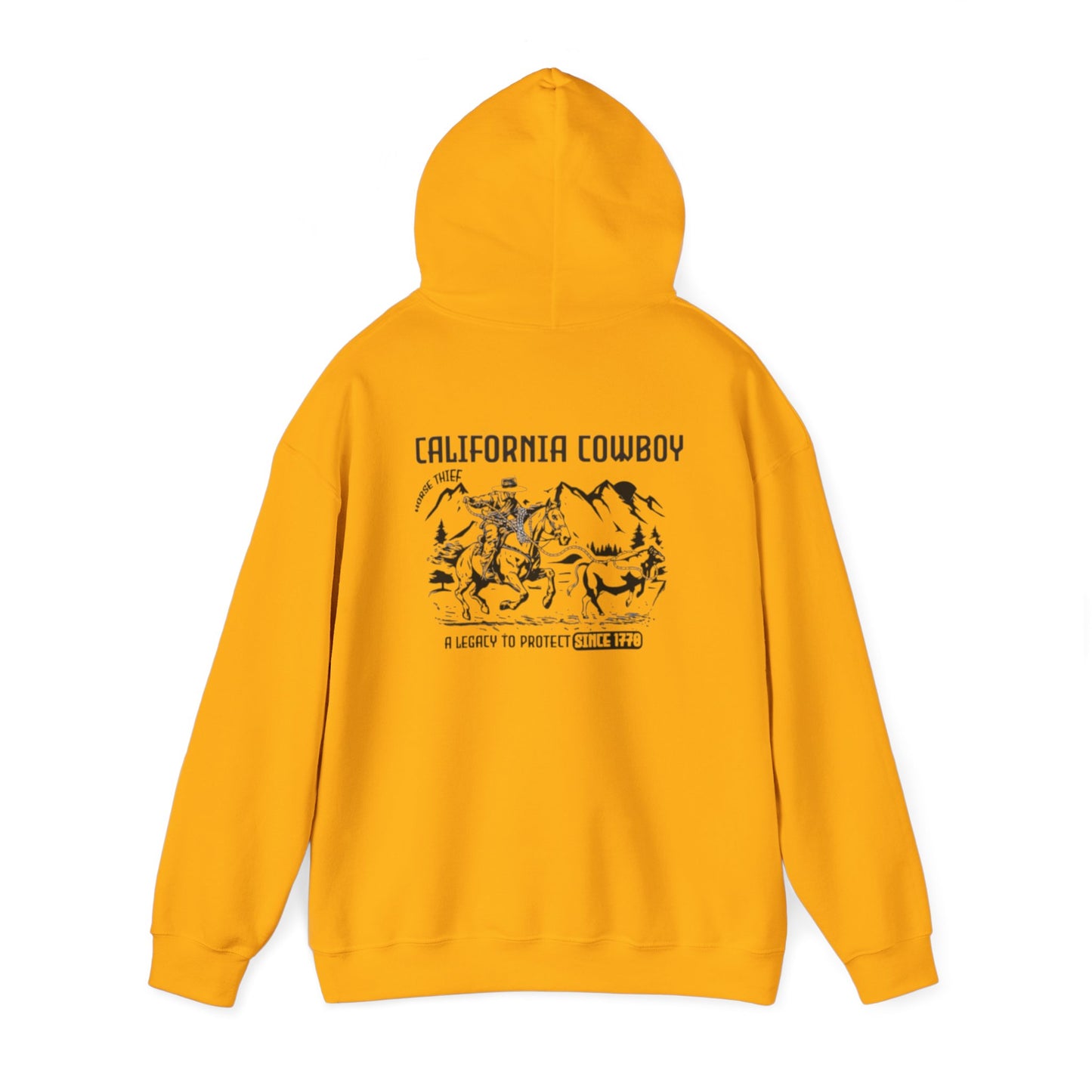 California Vaquero, A Legacy to Protect Since 1770 (Pacific Crest Trail Design) Hoodie