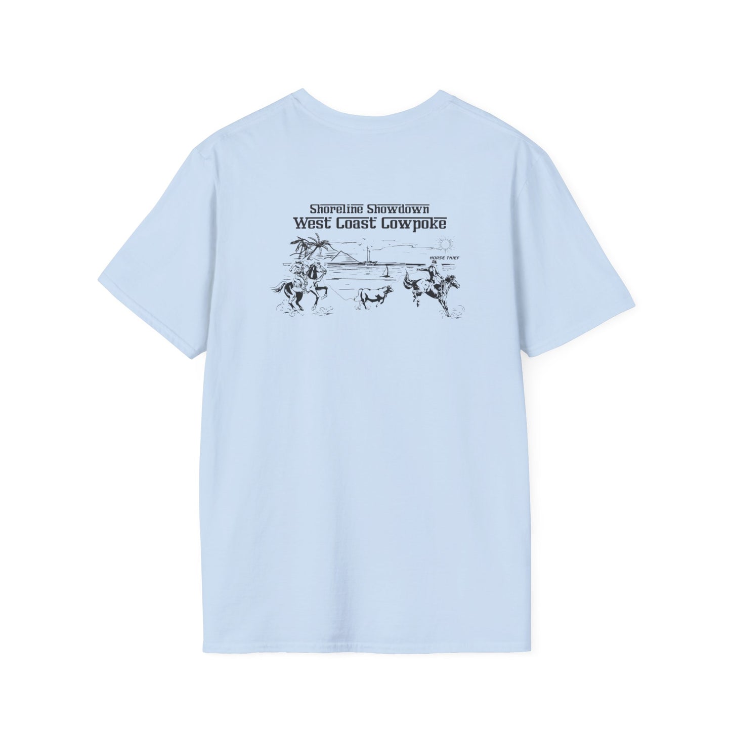 Shoreline Showdown, West Coast Cowpoke Simple Design Tee