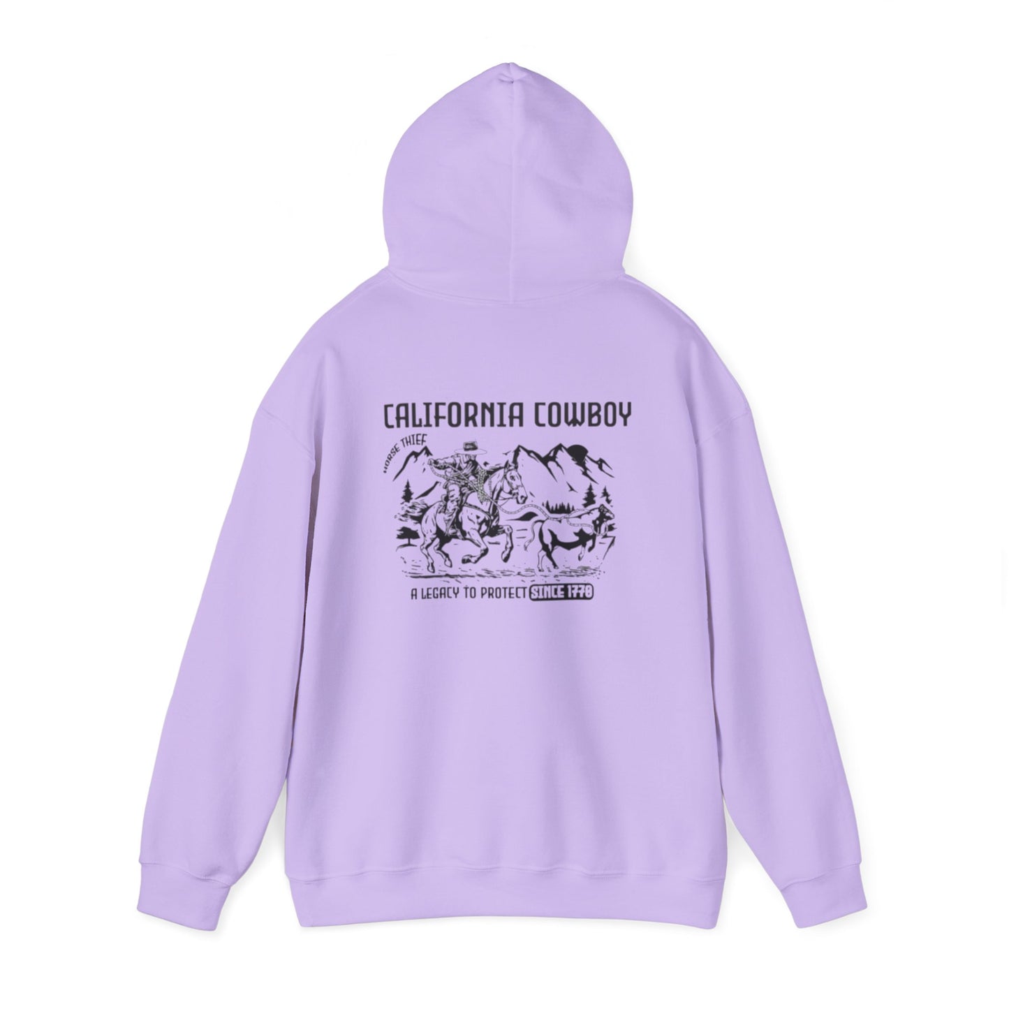 California Vaquero, A Legacy to Protect Since 1770 (Pacific Crest Trail Design) Hoodie