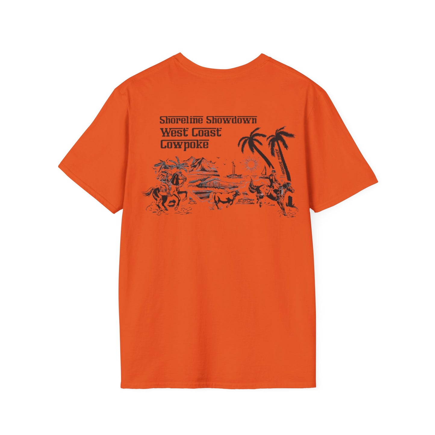 Shoreline Showdown, West Coast Cowpoke Detailed Tee