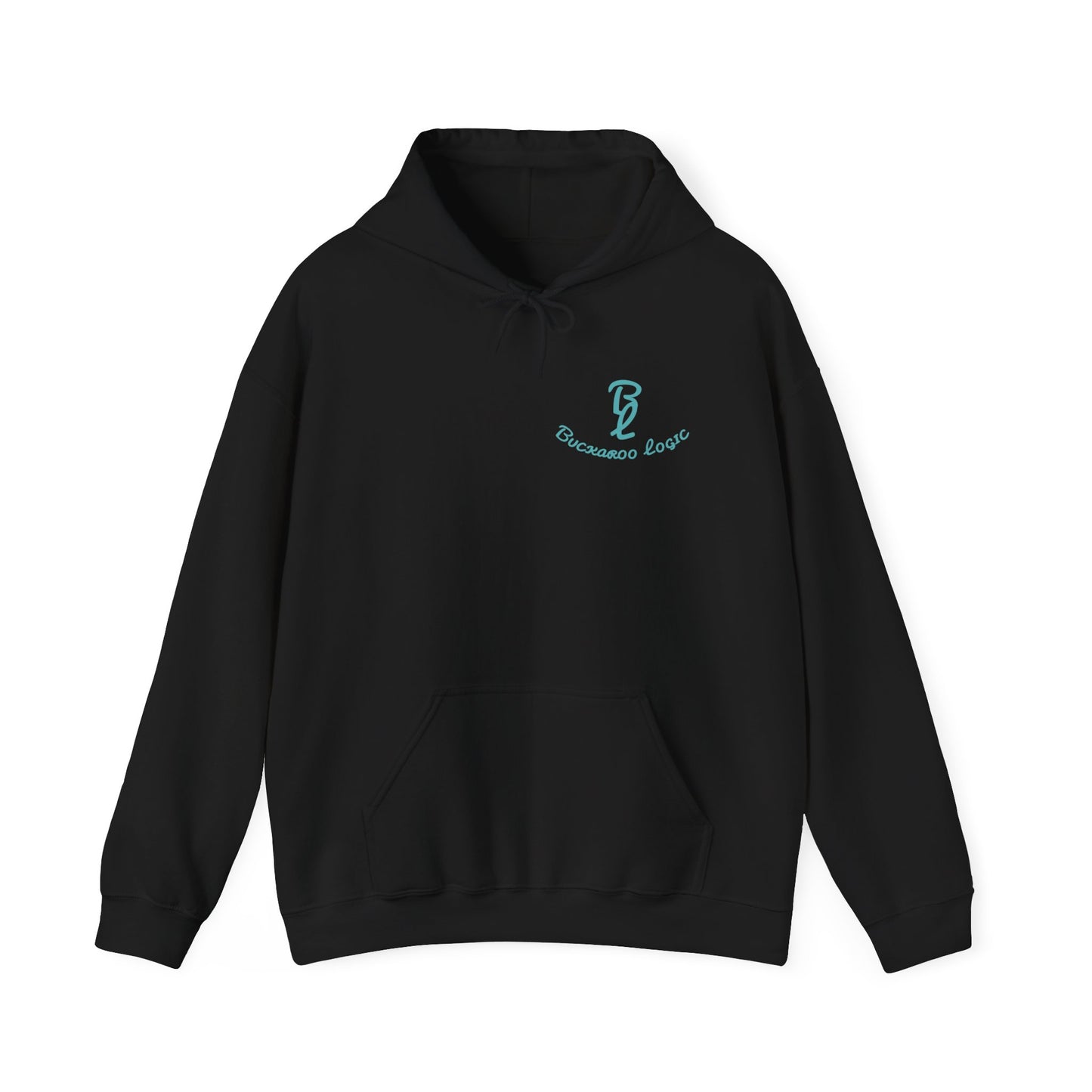 Shoreline Showdown, West Coast Cowpoke, Simplified Design (Dark Hoodie)