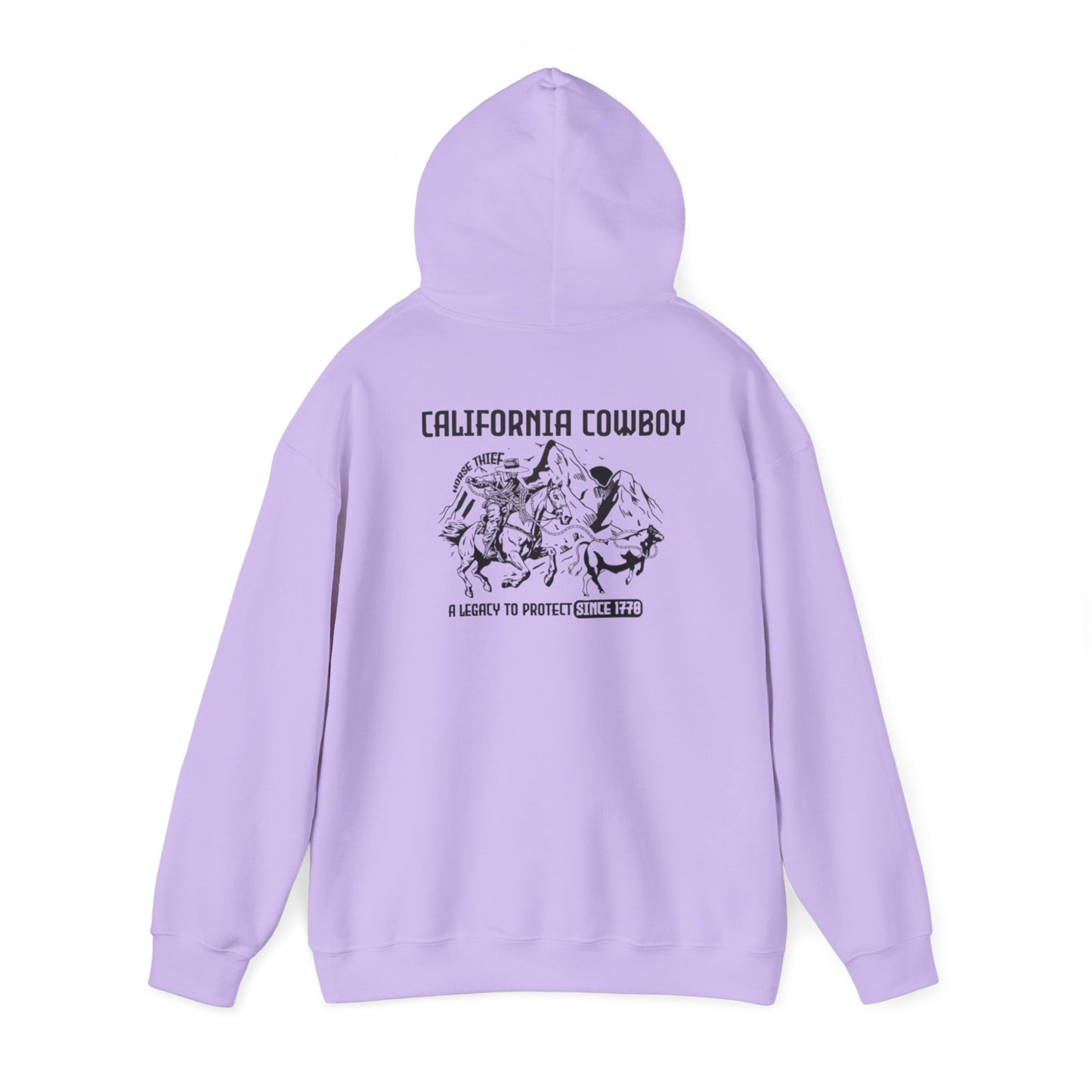 California Vaquero, A Legacy to Protect Since 1770 (Mountain Peak) Hoodie