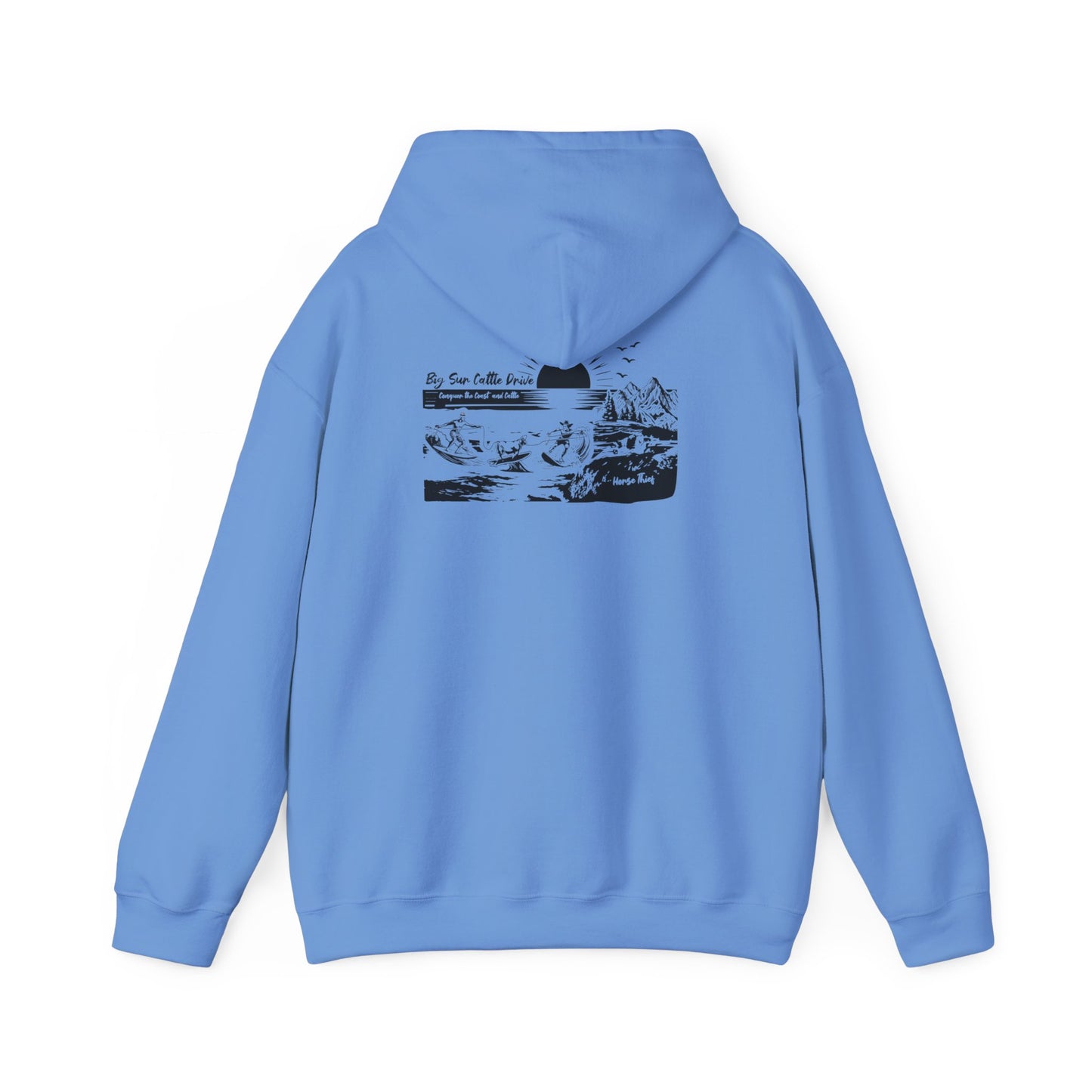 Big Sur Cattle Drive: Conquering the Coast an Cattle Hoodie