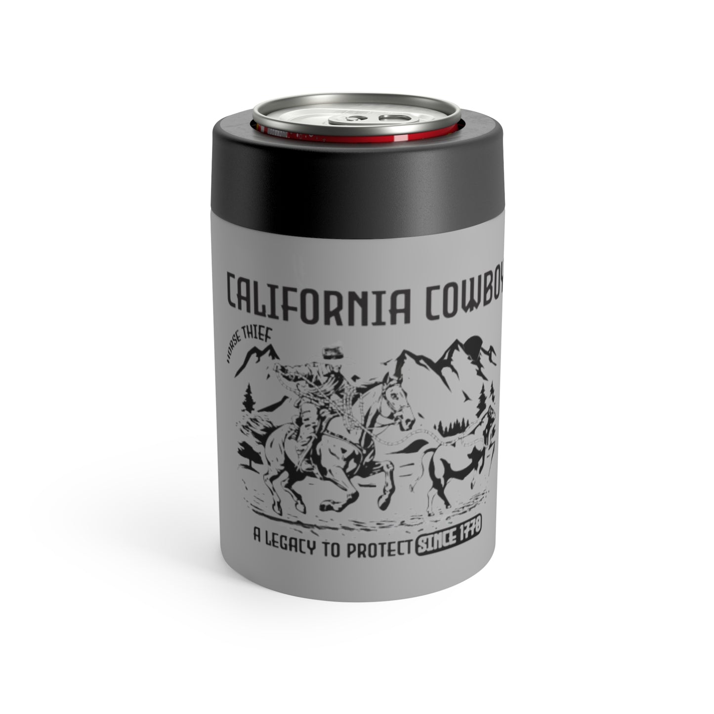 California Cowboy: A Legacy to Protect Since 1770 Pacific Crest Trail Design (12 Oz Can Tumbler)