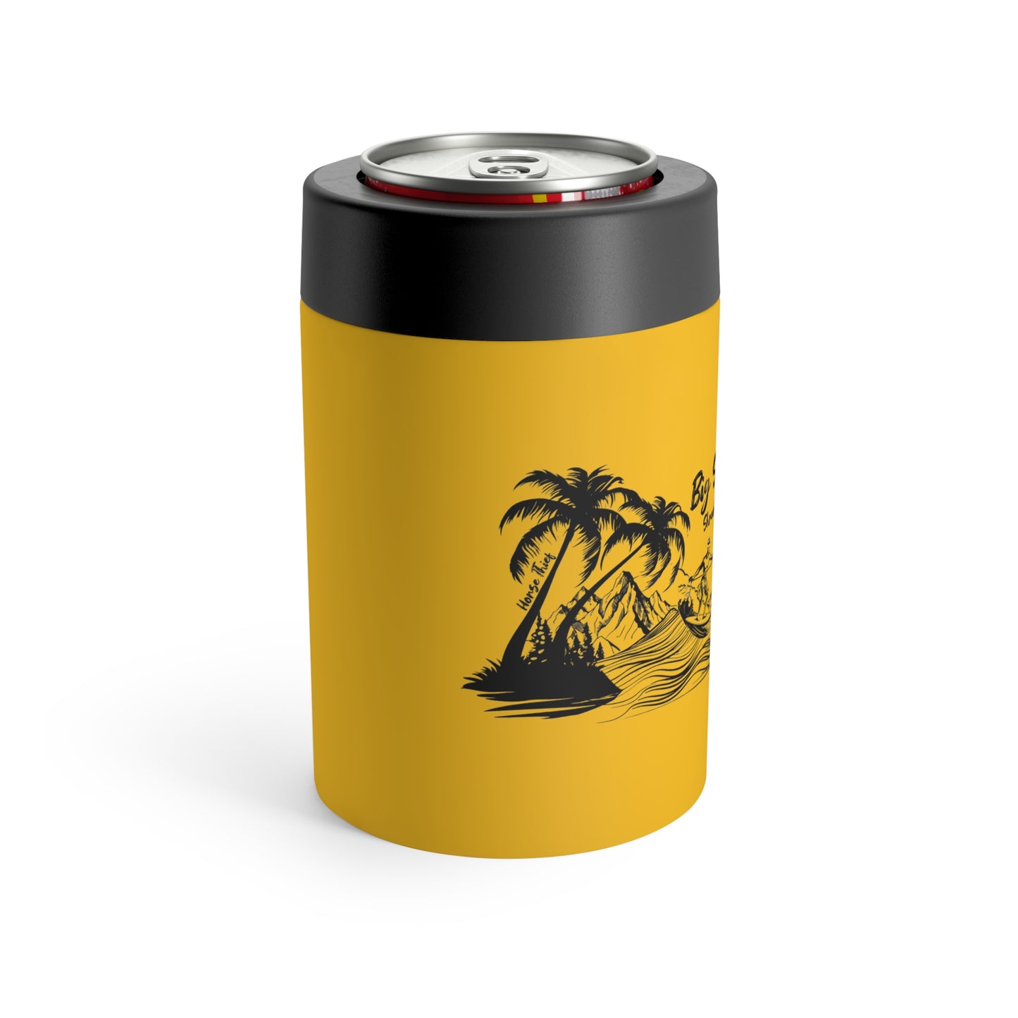 Big Sur Cattle Drive: Shredding Waves and Island vibes (12 Oz Can Tumbler)