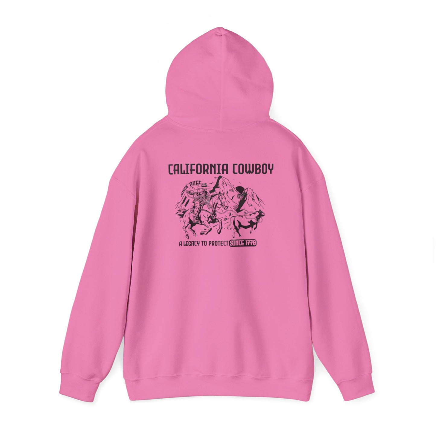 California Vaquero, A Legacy to Protect Since 1770 (Mountain Peak) Hoodie