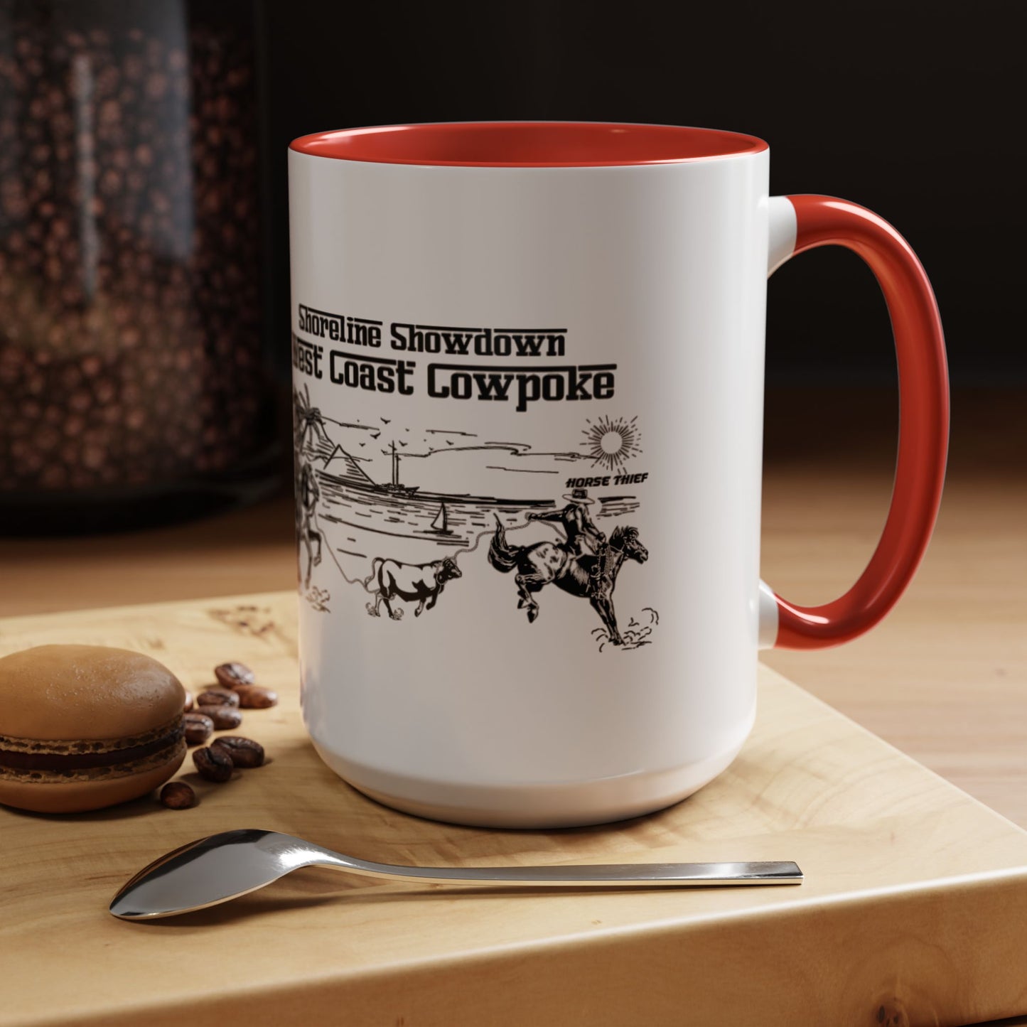 Shoreline Showdown, West Coast Cowpoke Mug (11 and 15oz)