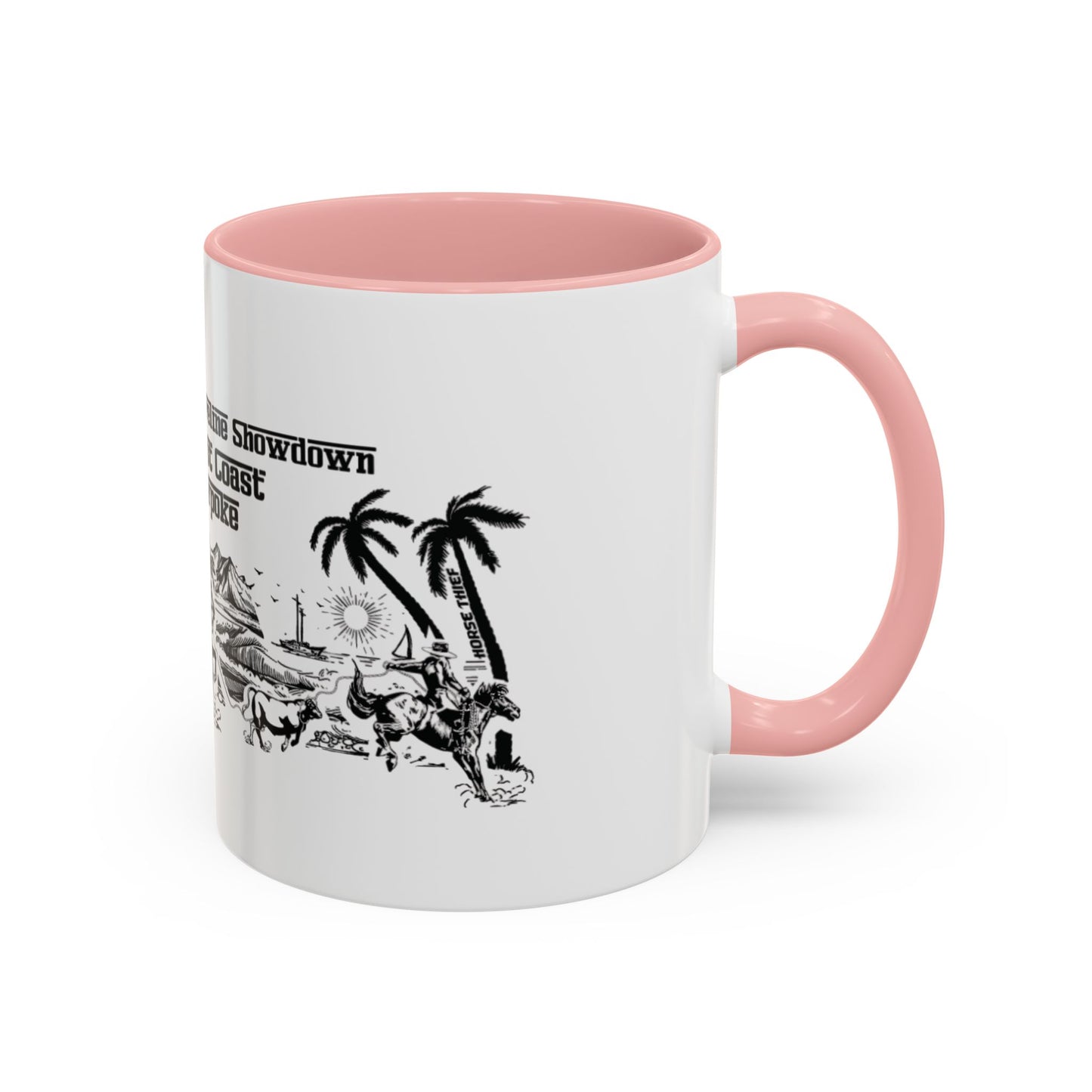 Shoreline Showdown, West Coast Cowpoke detailed Mug (11 and 15oz)