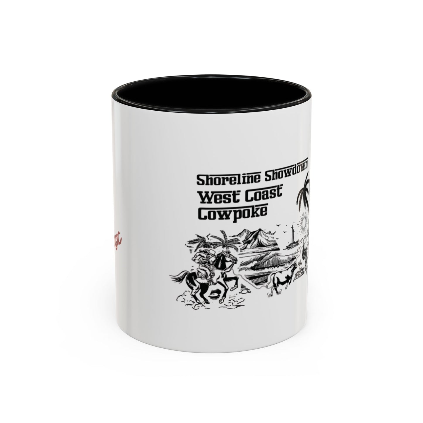 Shoreline Showdown, West Coast Cowpoke detailed Mug (11 and 15oz)